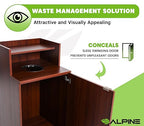 Alpine Restaurant Trash Bin Cabinet - Image 6