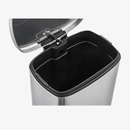 QUALIAZERO 50L / 13 Gallon Stainless Steel Step-On Kitchen Trash Can Soft-Close - Image 8