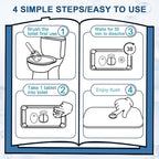 Toilet Bowl Cleaner Tablets Blue Toilet Tank Cleaners, Septic-Safe Hard Water - Image 6