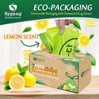 13-17 Gallon Compostable Trash Bags Heavy-Duty & Durable, 1.1 Mil Thick | 100% - Image 2