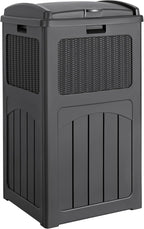 Devoko 33 Gallon Outdoor Trash Can, Hideaway Garbage Bins by DEVOKO