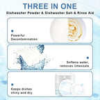 Upgraded Eco Dishwasher Detergent Sheets Up To 32 Loads, Unscented Plastic Free - Image 6