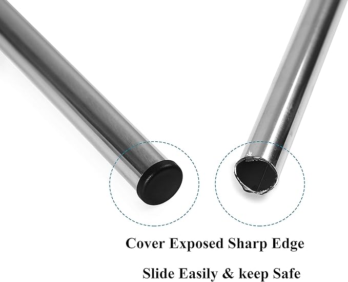 Furnigear Plastic Plugs Tubing End Caps Chair End Caps 1 1/4" Outside Bottom - Image 4