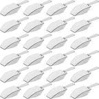 Clear Plastic Acrylic Scoops 24 Pcs | 6.5” Medium Kitchen Scoop | Wedding by Anapoliz