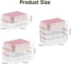 Toy Storage Organizer Box with Handle, Stackable Building Block Toy Box with - Image 7