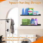 PEKGRIL 2 Pack Garage Wall Shelf, 1X2 Ft Heavy Duty Garage Shelving, Wall - Image 6