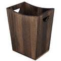 SEHERTIWY Wood Trash Can, Farmhouse Wastebasket Bin by SEHERTIWY