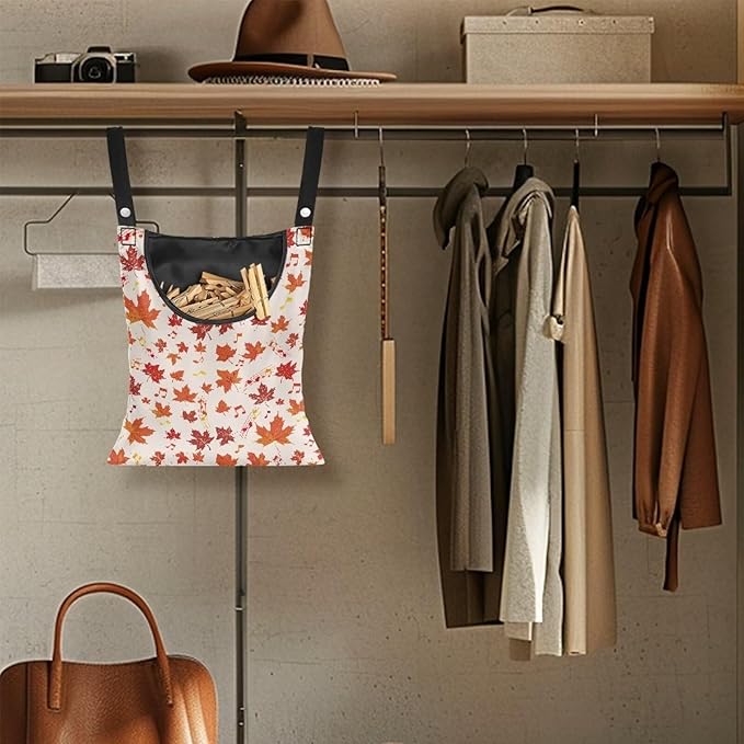 Maple Leaf Clothespin Organizer Bag - Image 5