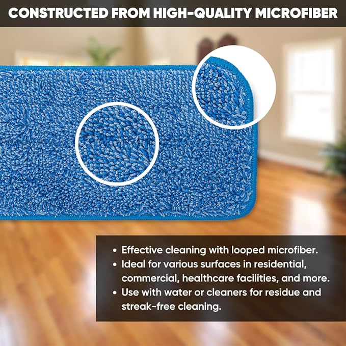 Microfiber Wholesale 20 inch Microfiber Mop Pads - Image 7