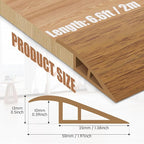 Floor Transition Strip Door Threshold 79" Floor Transition Reducer Trim on The - Image 2