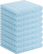 Homaxy 100% Cotton Terry Kitchen Towels, Checkered Designed, Soft and Super by Homaxy