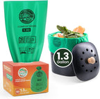 Compost Bags 1.3 Gallon, Compostable Small Trash Bags by RAYTID