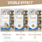 ZSZMFH 10 Pack Moisture Absorber Hanging Bags, Fragrance Free Humidity Packs - Image 5