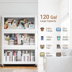 BROVIEW 480QT Stackable Storage Bins - Image 7
