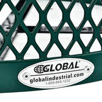 Global Industrial Outdoor Diamond Steel Trash Can - Image 7