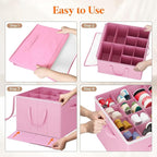 Lifewit Shoe Storage Organizer for Closet Fits 12-16 Pairs, Fabric Large Shoe - Image 6