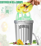 Compostable 13 Gallon Trash Bags, Tall Kitchen Garbage Bags - Image 4