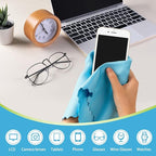 AIDEA Microfiber Glass Cleaning Cloths, Lint Free Quickly Clean Windows - Image 3