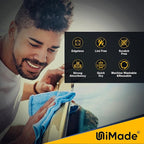Shop Towels Rags, 150 Pack Reusable Shop Rags Bulk Microfiber Cleaning Cloth - Image 2