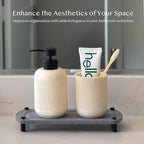 2PCS Water Absorbing Stone Soap Tray - Image 4