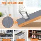Shelf Liners for Kitchen Cabinets Non-Slip Drawer Liner Non Adhesive Cupboard - Image 4