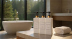 Modern Gold Design Large 27 oz Shampoo and Conditioner Dispensers - Image 9