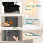 3.2 Gallon Small Bathroom Step Trash Can - Image 3