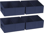DIMJ Large Closet Shelf Organizer Bins 4 Packs by DiMJ