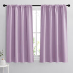 RYB HOME Small Kitchen Curtains, Room Darkening Drapes Energy Efficient Half by RYBHOME