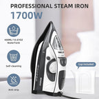 Steam Iron for Clothes Rapid Heating, 1700W Iron - Image 3