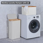 Slim Laundry Basket, Tall laundry Hamper - Image 3