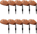 I Golf Iron Headcovers 10pcs PU Fit Both Right-Handed Clubs Golf Club Protector - Image 6