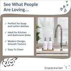 Countertop and Vanity Tray – Small 7.7" Silicone Soap Dispenser Trays, Flexible - Image 7