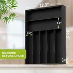 Sliverware Organizer, Bamboo Kitchen Drawer Organizer, Flatware Organizer Tray - Image 3