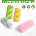 4-Pack Damp Clean Duster Sponge, Sponge Cleaning Brush, Duster - Image 6