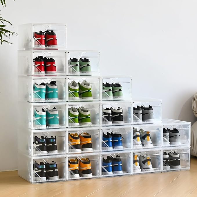 Modular XX-Large Shoe Organizer, 6 Pack Shoe Storage Organizer Easy to Assemble - Image 7