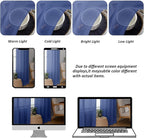 Chyhomenyc Royal Blue Sheer Curtains, 84 Inch Long 2 Panel Set, Rod Pocket - Image 4