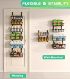 12 Inch Wide Narrow Over The Door Pantry Organizer, Pantry Organization and - Image 4