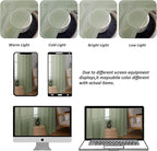 Chyhomenyc Sage Green Sheer Curtains 78 Inches Long 2 Panels Set - Image 7