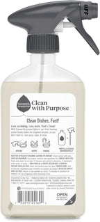 Seventh Generation Foaming Dish Spray, Power+ Mandarin Orange, 3 Powerful - Image 2