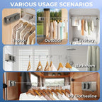 Retractable Clothesline Indoor Outside Heavy-Duty, Upgrade 304 Double Stainless - Image 3