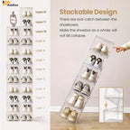 12 Pack Clear Shoe Boxes Stackable, Shoe Storage Boxes - Image 4