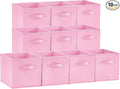 Lifewit 10 Packs Storage Cubes, 11 Inch Cube Storage Bins, Foldable Decorative by Lifewit