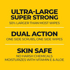 Grime Boss Heavy Duty Surface and Hand Wipes | Wet Wipes Remove Paint, Dirt | - Image 5