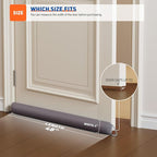 MAGZO Door Draft Stopper, 48 Inch Under Door Draft Blocker Noise Stopper - Image 3