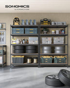 SONGMICS 5-Tier Storage Shelves, Load 2310 lb, Boltless Assembly, Adjustable - Image 2