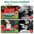 XUXRUS Small Christmas Trash Bags, 3 Gallon Christmas Garbage Bags 50 Count - Image 3