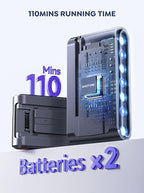 Cordless Vacuum Cleaner, 2 Batteries 110 Mins Runtime Vacuum Cleaners - Image 2