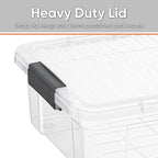 Superio Storage Bins with Lids, Stackable Totes, BPA Free, Odor Free, Organizer - Image 4