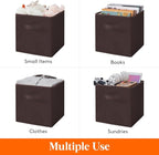 Lifewit 12 Packs Storage Cubes, 11 Inch Cube Storage Bins, Foldable Decorative - Image 4